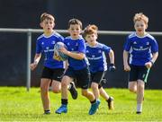 14 July 2021; Cian Glancy, age 9, in action during the Bank of Ireland Leinster Rugby Summer Camp at Longford RFC in Longford. Photo by Matt Browne/Sportsfile