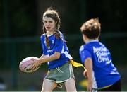 14 July 2021; Marian O'Grady-Varley during the Bank of Ireland Leinster Rugby Summer Camp at Terenure College RFC in Dublin. Photo by Harry Murphy/Sportsfile
