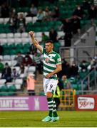 13 July 2021; Aaron Greene of Shamrock Rovers during the UEFA Champions League first qualifying round second leg match between Shamrock Rovers and Slovan Bratislava at Tallaght Stadium in Dublin. Photo by Eóin Noonan/Sportsfile