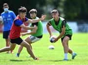 14 July 2021; Tadg Duff during a Leinster U18 Clubs Training Session at Naas RFC in Kildare. Photo by Piaras Ó Mídheach/Sportsfile