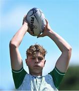 14 July 2021; Mahon Ronan during a Leinster U18 Clubs Training Session at Naas RFC in Kildare. Photo by Piaras Ó Mídheach/Sportsfile