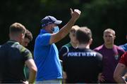 14 July 2021; Coach Ben Armstrong during a Leinster U18 Clubs Training Session at Naas RFC in Kildare. Photo by Piaras Ó Mídheach/Sportsfile