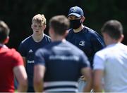 14 July 2021; Forwards coach Eoin Sheriff during a Leinster U18 Clubs Training Session at Naas RFC in Kildare. Photo by Piaras Ó Mídheach/Sportsfile