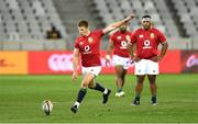 14 July 2021; Owen Farrell of the British & Irish Lions kicks a conversion during the British and Irish Lions Tour match between South Africa ‘A’ and The British & Irish Lions at Cape Town Stadium in Cape Town, South Africa. Photo by Ashley Vlotman/Sportsfile