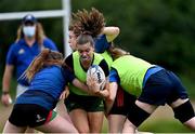 14 July 2021; Eva Sterritt during a Leinster U18 Clubs training session at Cill Dara RFC in Kildare. Photo by Piaras Ó Mídheach/Sportsfile