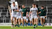 15 July 2021; Meath players make their way to the dressing room before the EirGrid Leinster GAA Football U20 Championship Semi-Final match between Meath and Dublin at Páirc Tailteann in Navan, Meath. Photo by Sam Barnes/Sportsfile