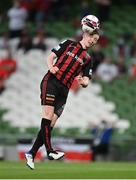15 July 2021; Ross Tierney of Bohemians during the UEFA Europa Conference League first qualifying round second leg match between Bohemians and Stjarnan at the Aviva Stadium in Dublin. Photo by Seb Daly/Sportsfile
