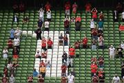 15 July 2021; Bohemians supporters during the UEFA Europa Conference League first qualifying round second leg match between Bohemians and Stjarnan at the Aviva Stadium in Dublin. Photo by Ben McShane/Sportsfile