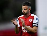 16 July 2021; Robbie Benson of St Patrick's Athletic after his side's victory in the SSE Airtricity League Premier Division match between St Patrick's Athletic and Drogheda United at Richmond Park in Dublin.  Photo by Piaras Ó Mídheach/Sportsfile