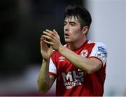 16 July 2021; Lee Desmond of St Patrick's Athletic after his side's victory in the SSE Airtricity League Premier Division match between St Patrick's Athletic and Drogheda United at Richmond Park in Dublin.  Photo by Piaras Ó Mídheach/Sportsfile