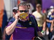 17 July 2021; Wexford manager Davy Fitzgerald arrives for the GAA Hurling All-Ireland Senior Championship Round 1 match between Clare and Wexford at Semple Stadium in Thurles, Tipperary. Photo by Piaras Ó Mídheach/Sportsfile