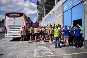 17 July 2021; Wexford players arrive before the GAA Hurling All-Ireland Senior Championship Round 1 match between Clare and Wexford at Semple Stadium in Thurles, Tipperary. Photo by Piaras Ó Mídheach/Sportsfile