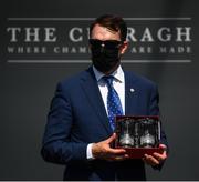 17 July 2021; Trainer Aidan O'Brien after sending out Snowfall to win the Juddmonte Irish Oaks at The Curragh Racecourse in Kildare. Photo by David Fitzgerald/Sportsfile