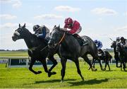 17 July 2021; Major Power, with Danny Sheehy up, right, on their way to winning a photo finish alongside Hightimeyouwon, with Dylan Browne McMonagle up, in the Paddy Power Scurry Handicap at The Curragh Racecourse in Kildare. Photo by David Fitzgerald/Sportsfile