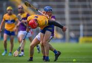 17 July 2021; Shane Reck of Wexford in action against John Conlon of Clare during the GAA Hurling All-Ireland Senior Championship Round 1 match between Clare and Wexford at Semple Stadium in Thurles, Tipperary. Photo by Piaras Ó Mídheach/Sportsfile