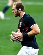 17 July 2021; Alun Wyn Jones of the British & Irish Lions warms up before the British and Irish Lions Tour match between DHL Stormers and The British & Irish Lions at Cape Town Stadium in Cape Town, South Africa. Photo by Ashley Vlotman/Sportsfile