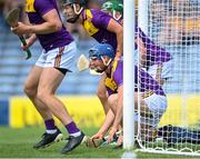 17 July 2021; Shane Reck of Wexford awaits a Clare free during the GAA Hurling All-Ireland Senior Championship Round 1 match between Clare and Wexford at Semple Stadium in Thurles, Tipperary. Photo by Piaras Ó Mídheach/Sportsfile