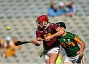 17 July 2021; Darragh Egerton of Westmeath in action against Shane Conway of Kerry during the Joe McDonagh Cup Final match between Westmeath and Kerry at Croke Park in Dublin. Photo by Eóin Noonan/Sportsfile