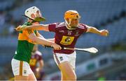 17 July 2021; Niall Mitchell of Westmeath is tackled by Evan Murphy of Kerry during the Joe McDonagh Cup Final match between Westmeath and Kerry at Croke Park in Dublin. Photo by Ray McManus/Sportsfile