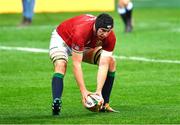 17 July 2021; Adam Beard of the British & Irish Lions scores a try during the British and Irish Lions Tour match between DHL Stormers and The British & Irish Lions at Cape Town Stadium in Cape Town, South Africa. Photo by Ashley Vlotman/Sportsfile