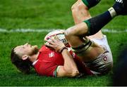 17 July 2021; Jonny Hill of the British & Irish Lions scores his side's third try during the British and Irish Lions Tour match between DHL Stormers and The British & Irish Lions at Cape Town Stadium in Cape Town, South Africa. Photo by Ashley Vlotman/Sportsfile