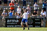 17 July 2021; Conor McManus of Monaghan celebrates at the final whistle after his side's victory in the Ulster GAA Football Senior Championship Semi-Final match between Armagh and Monaghan at Páirc Esler in Newry, Down. Photo by Sam Barnes/Sportsfile