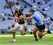 17 July 2021; TJ Reid of Kilkenny in action against Eoghan O'Donnell of Dublin during the Leinster GAA Senior Hurling Championship Final match between Dublin and Kilkenny at Croke Park in Dublin. Photo by Ray McManus/Sportsfile