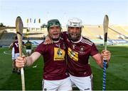 17 July 2021; Westmeath players, Darragh Clinton, left, and Tommy Gallagher after the Joe McDonagh Cup Final match between Westmeath and Kerry at Croke Park in Dublin. Photo by Eóin Noonan/Sportsfile