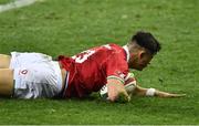 17 July 2021; Louis Rees-Zammit of The British & Irish Lions scores his side's sixth try during the British and Irish Lions Tour match between DHL Stormers and The British & Irish Lions at Cape Town Stadium in Cape Town, South Africa. Photo by Ashley Vlotman/Sportsfile