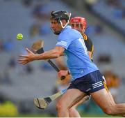 17 July 2021; Danny Sutcliffe of Dublin in action against James Maher of Kilkenny during the Leinster GAA Senior Hurling Championship Final match between Dublin and Kilkenny at Croke Park in Dublin. Photo by Ray McManus/Sportsfile