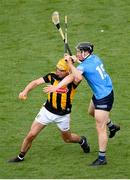 17 July 2021; Richie Leahy of Kilkenny in action against Cian O'Sullivan of Dublin during the Leinster GAA Senior Hurling Championship Final match between Dublin and Kilkenny at Croke Park in Dublin. Photo by Stephen McCarthy/Sportsfile