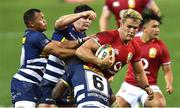 17 July 2021; Duhan van der Merwe of the British & Irish Lions is tackled by Nama Xaba of DHL Stormers during the British and Irish Lions Tour match between DHL Stormers and The British & Irish Lions at Cape Town Stadium in Cape Town, South Africa. Photo by Ashley Vlotman/Sportsfile