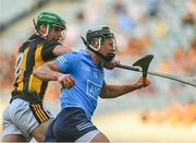 17 July 2021; Cian Boland of Dublin in action against Tommy Walsh of Kilkenny during the Leinster GAA Senior Hurling Championship Final match between Dublin and Kilkenny at Croke Park in Dublin. Photo by Eóin Noonan/Sportsfile