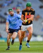 17 July 2021; Eoin Cody of Kilkenny in action against James Madden of Dublin during the Leinster GAA Senior Hurling Championship Final match between Dublin and Kilkenny at Croke Park in Dublin. Photo by Ray McManus/Sportsfile
