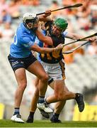 17 July 2021; Alan Murphy of Kilkenny is tackled by Jake Malone of Dublin resulting in a penalty during the Leinster GAA Senior Hurling Championship Final match between Dublin and Kilkenny at Croke Park in Dublin. Photo by Eóin Noonan/Sportsfile