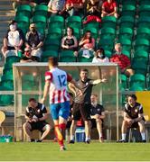 16 July 2021; Treaty United manager Tommy Barrett during the SSE Airtricity League First Division match between Treaty United and UCD at Market's Field in Limerick. Photo by Michael P Ryan/Sportsfile