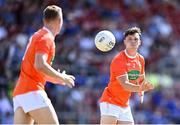 17 July 2021; James Morgan of Armagh during the Ulster GAA Football Senior Championship Semi-Final match between Armagh and Monaghan at Páirc Esler in Newry, Down. Photo by Ramsey Cardy/Sportsfile