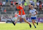 17 July 2021; Jarly Óg Burns of Armagh during the Ulster GAA Football Senior Championship Semi-Final match between Armagh and Monaghan at Páirc Esler in Newry, Down. Photo by Ramsey Cardy/Sportsfile