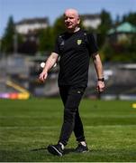 18 July 2021; Donegal manager Declan Bonner before the Ulster GAA Football Senior Championship Semi-Final match between Donegal and Tyrone at Brewster Park in Enniskillen, Fermanagh. Photo by Ben McShane/Sportsfile