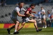 18 July 2021; Jack Smith of Westmeath is tackled by Alex Beirne of Kildare during the Leinster GAA Senior Football Championship Semi-Final match between Kildare and Westmeath at Croke Park in Dublin. Photo by Harry Murphy/Sportsfile