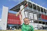 18 July 2021; Limerick supporter Cian Coleman, age 5, from Doon, before the Munster GAA Hurling Senior Championship Final match between Limerick and Tipperary at Páirc Uí Chaoimh in Cork. Photo by Piaras Ó Mídheach/Sportsfile
