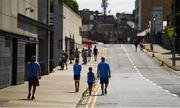 18 July 2021; Supporters walk down Jones' Road before the Leinster GAA Senior Football Championship Semi-Final match between Dublin and Meath at Croke Park in Dublin. Photo by Harry Murphy/Sportsfile