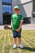 18 July 2021; Limerick supporter Cian Coleman, age 5, from Doon, before the Munster GAA Hurling Senior Championship Final match between Limerick and Tipperary at Páirc Uí Chaoimh in Cork. Photo by Ray McManus/Sportsfile