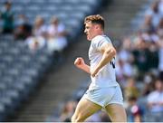 18 July 2021; Jimmy Hyland of Kildare celebrates after scoring his side's first goal during the Leinster GAA Senior Football Championship Semi-Final match between Kildare and Westmeath at Croke Park in Dublin. Photo by Eóin Noonan/Sportsfile