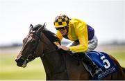 18 July 2021; Emphatic Answer, with Shane Crosse up, on their way to winning the Irish Stallion Farms EBF Fillies Handicap at The Curragh Racecourse in Kildare. Photo by David Fitzgerald/Sportsfile