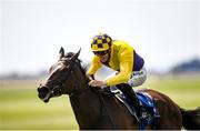 18 July 2021; Emphatic Answer, with Shane Crosse up, on their way to winning the Irish Stallion Farms EBF Fillies Handicap at The Curragh Racecourse in Kildare. Photo by David Fitzgerald/Sportsfile