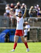18 July 2021; Ronan McNamee of Tyrone celebrates after his side's victory in the Ulster GAA Football Senior Championship Semi-Final match between Donegal and Tyrone at Brewster Park in Enniskillen, Fermanagh. Photo by Sam Barnes/Sportsfile