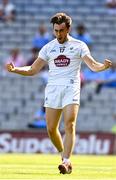 18 July 2021; Darragh Malone of Kildare celebrates after the Leinster GAA Senior Football Championship Semi-Final match between Kildare and Westmeath at Croke Park in Dublin. Photo by Eóin Noonan/Sportsfile