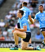 18 July 2021; Brian Fenton of Dublin celebrates after winning a penalty for his side during the Leinster GAA Senior Football Championship Semi-Final match between Dublin and Meath at Croke Park in Dublin. Photo by Eóin Noonan/Sportsfile