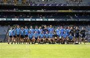 18 July 2021; The Dublin team before the Leinster GAA Senior Football Championship Semi-Final match between Dublin and Meath at Croke Park in Dublin. Photo by Harry Murphy/Sportsfile